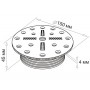Регулируемая опора Level PRO 160–270 мм